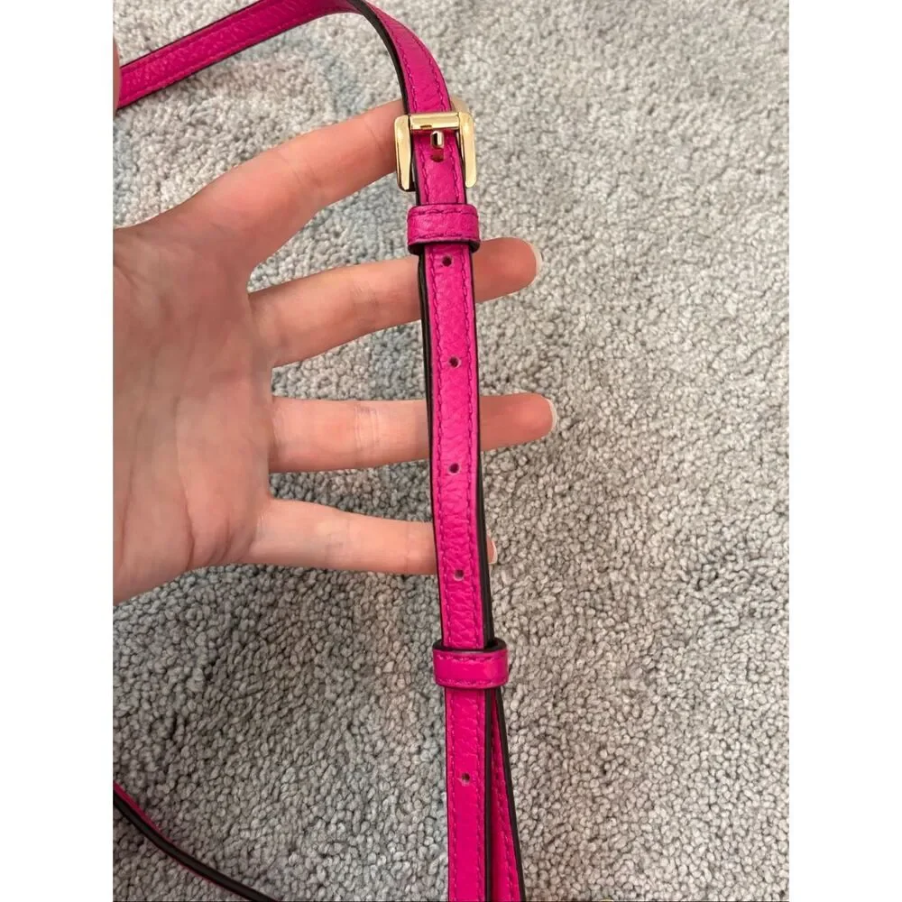 Michael Kors Small Fulton Crossbody Bag magenta statement bag, $178